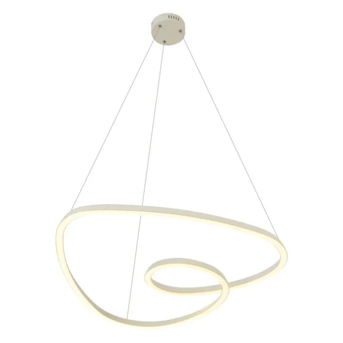 Skandinavische Hängelampe Beige 72cm inkl. LED 3-Stufen-Dimmbar - Circuit