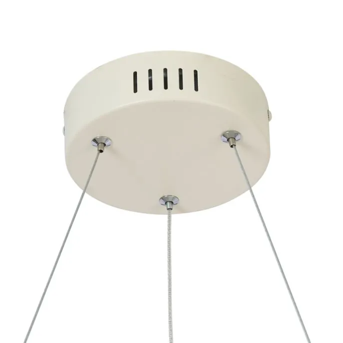 Skandinavische Hängelampe Beige 72cm inkl. LED 3-Stufen-Dimmbar - Circuit