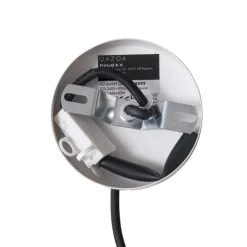 Skandinavische Hängelampe Beige mit weißer Innenseite - Titus