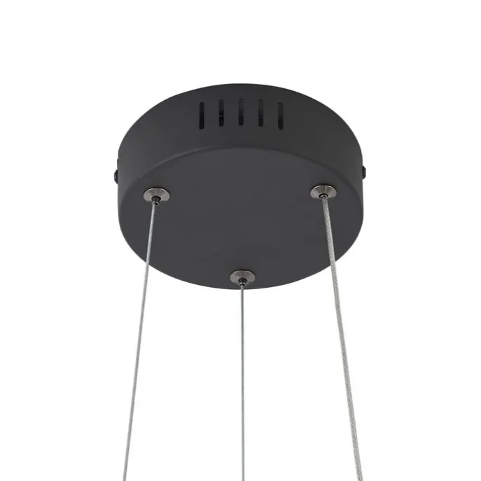 Skandinavische Hängelampe schwarz 72cm inkl. LED 3-Stufen-Dimmbar - Circuit