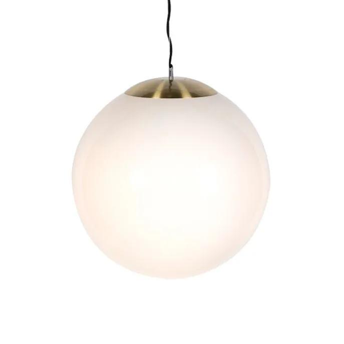 Skandinavische Hängelampe Opalglas 50 cm - Ball 50
