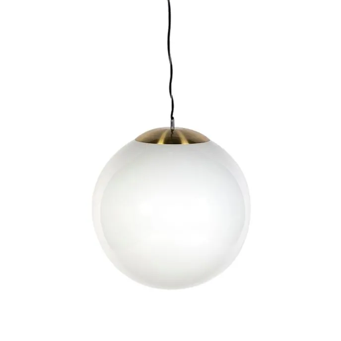 Skandinavische Hängelampe Opalglas 50 cm - Ball 50