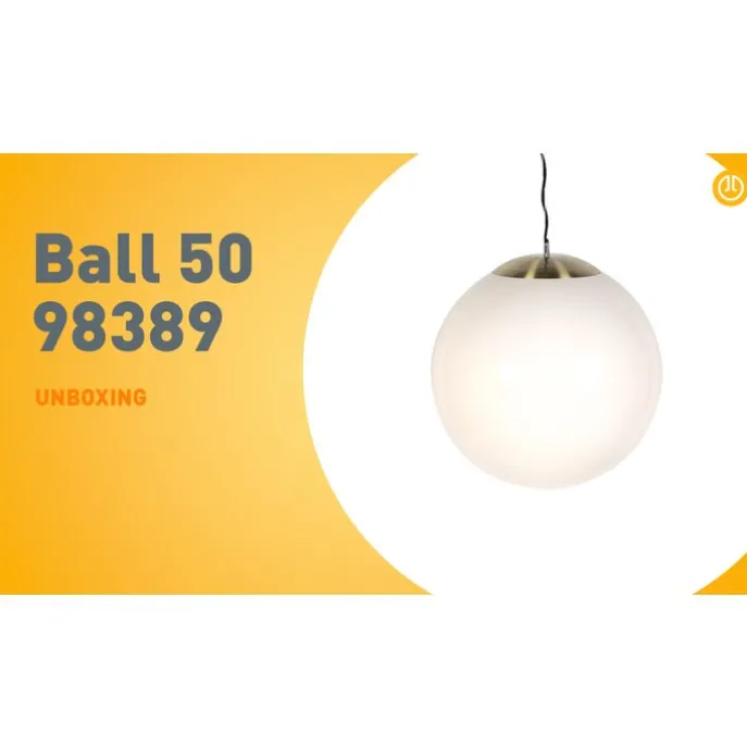 Skandinavische Hängelampe Opalglas 50 cm - Ball 50