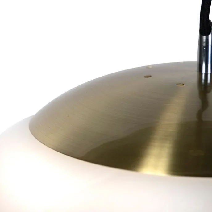 Skandinavische Hängelampe Opalglas 50 cm - Ball 50