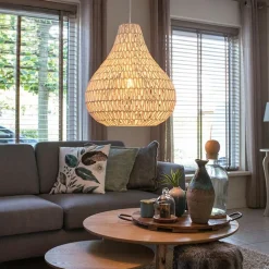 Skandinavische Hängelampe weiß 45 cm - Lina Drop