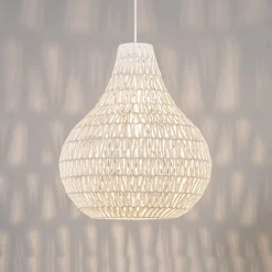 Skandinavische Hängelampe weiß 45 cm - Lina Drop