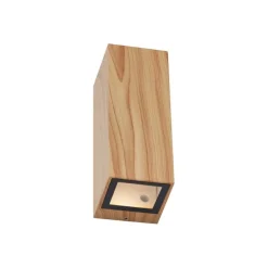 Skandinavische Wandleuchte Holz 2-flammig GU10 70mm IP54 - Baleno