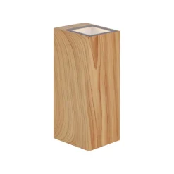 Skandinavische Wandleuchte Holz 2-flammig GU10 70mm IP54 - Baleno