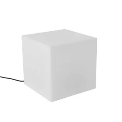 Smart Außenleuchte weiß 38 cm quadratisch inkl. LED A60 IP44 - Nura