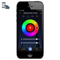 Smart Außenleuchte weiß 25 cm IP65 inkl. LED - Nura