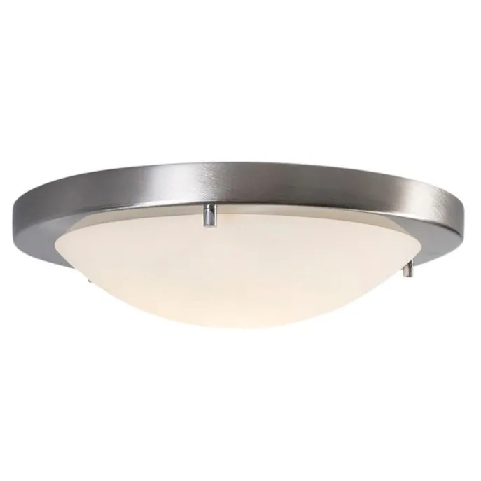 Smart Deckenleuchte Stahl 31 cm inkl. WiFi A60 IP44 - Yuma