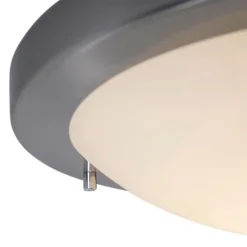 Smart Deckenleuchte Stahl 31 cm inkl. WiFi A60 IP44 - Yuma