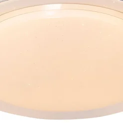 Smart Deckenleuchte weiß 48 cm inkl. LED und Dimmer RGB - Jochem