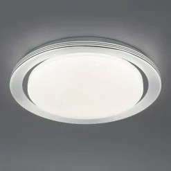 Smart Deckenleuchte weiß 48 cm inkl. LED und Dimmer RGB - Jochem