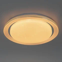 Smart Deckenleuchte weiß 48 cm inkl. LED und Dimmer RGB - Jochem