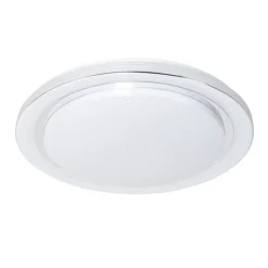 Smart Deckenleuchte weiß 48 cm inkl. LED und Dimmer RGB - Jochem