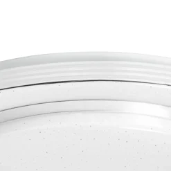 Smart Deckenleuchte weiß 48 cm inkl. LED und Dimmer RGB - Jochem