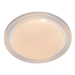 Smart Deckenleuchte weiß 48 cm inkl. LED und Dimmer RGB - Jochem