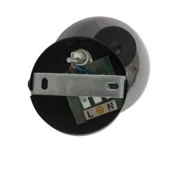 Smart Deckenstrahler schwarz mit Rauchglas inkl. Wifi P45 - Vidro