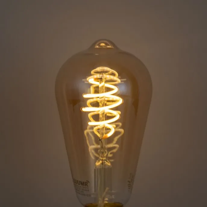 Smart Dimmbare LED-Glühbirne E27 ST64 Bernstein 4,9 W 320 lm 2500 K