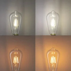 Smart E27 dimmbar in Kelvin LED-Lampe ST64 4,5W 470 lm 1800-4000K