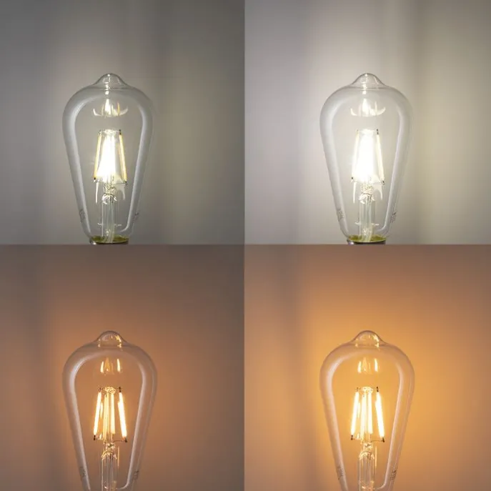 Smart E27 dimmbar in Kelvin LED-Lampe ST64 4,5W 470 lm 1800-4000K