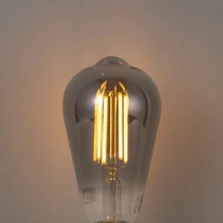 Smart E27 Dimmbar LED Glühbirne ST64 Rauch 4.9W 150lm 1800K