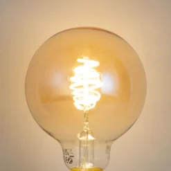 Smart E27 Dimmbar LED Glühbirne G95 Bernstein 4,9W 320lm 2500K