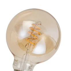 Smart E27 Dimmbar LED Glühbirne G95 Bernstein 4,9W 320lm 2500K