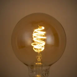 Smart E27 Dimmbar LED Glühbirne G95 Bernstein 4,9W 320lm 2500K