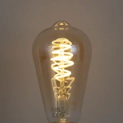 Smart E27 Dimmbar LED Glühbirne ST64 Bernstein 4,9W 320lm 2500K