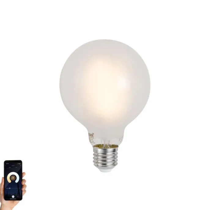 Smart E27 Dimmbare LED-Glühbirnen G95 Matt 7W 806lm 2700-6500K