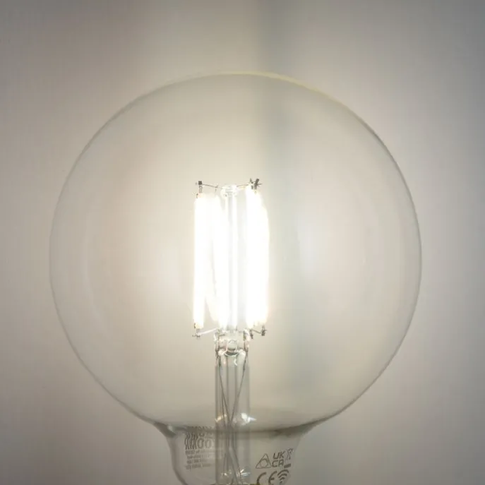 Smart E27 Dimmbare LED-Glühbirnen G125 Klar 7W 806lm 2700-6500K