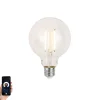 Smart E27 Dimmbare LED-Glühbirnen G95 Klar 7W 806lm 2700-6500K
