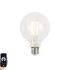Smart E27 Dimmbare LED-Glühbirne G95 Klar 7W 806lm 2700-6500K