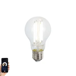 Smart E27 Dimmbare LED-Glühbirnen A60 Klar 7W 806lm 2700-6500K