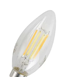 Smart E14 LED Glühbirnen C35 Klar 4,2W 470lm 2700-6500K