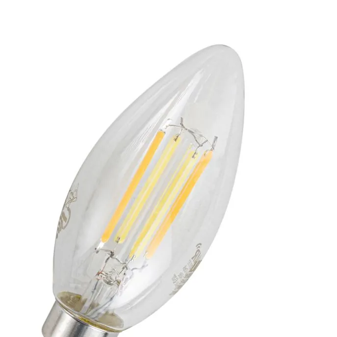 Smart E14 LED Glühbirnen C35 Klar 4,2W 470lm 2700-6500K