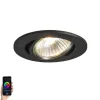 Smart Einbau Spot schwarz kippbar inkl. Wifi GU10 - Cisco