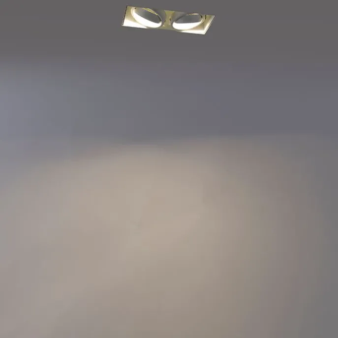 Smart Einbau Spot weiß trimless inkl. 2 WiFi GU10 - Oneon 2