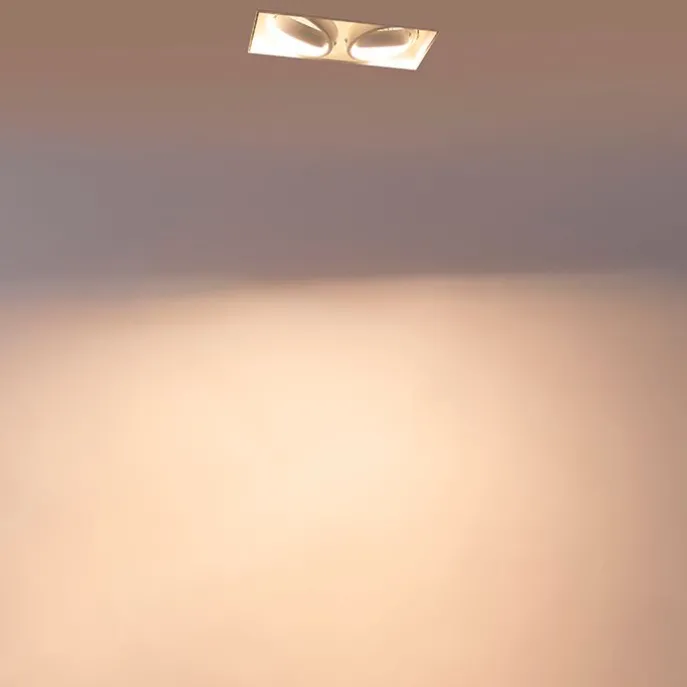 Smart Einbau Spot weiß trimless inkl. 2 WiFi GU10 - Oneon 2