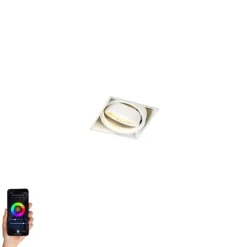 Smart Einbau Spot weiß trimless inkl. Wifi GU10 - Oneon 1