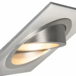 Smart Einbaustrahler Stahl inkl. WiFi GU10 neigbar - Lock 1