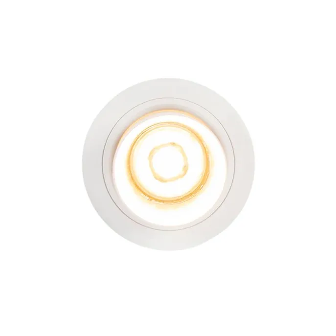 Smart Einbaustrahler weiß neigbar inkl. WiFi GU10 - Installa