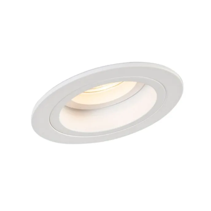 Smart Einbaustrahler weiß rund neigbar inkl. Wifi GU10 - Chuck