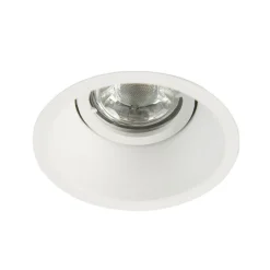 Smart Einbaustrahler weiß inkl. WiFi GU10 verstellbar - Alu