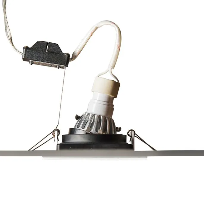 Smart Einbaustrahler weiß inkl. WiFi GU10 verstellbar - Carree