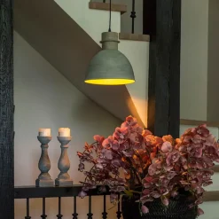 Smart Hängelampe grau 30 cm inkl. WiFi A60 Lichtquelle - Dory