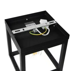 Smart Industrie Deckenleuchte schwarz inkl. WiFi A60 - Käfig 1