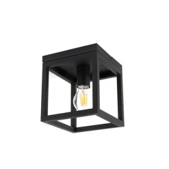 Smart Industrie Deckenleuchte schwarz inkl. WiFi A60 - Käfig 1